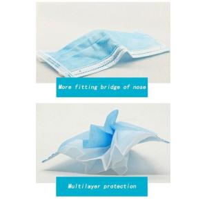 Buy cheap Hypoallergenic Disposable Surgical Face Mask With Adjustable Nose Piece from wholesalers