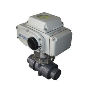 Buy cheap Soft Seat Automatic UPVC Electric Ball Valve Plastic Ball Valve For Water Supply from wholesalers