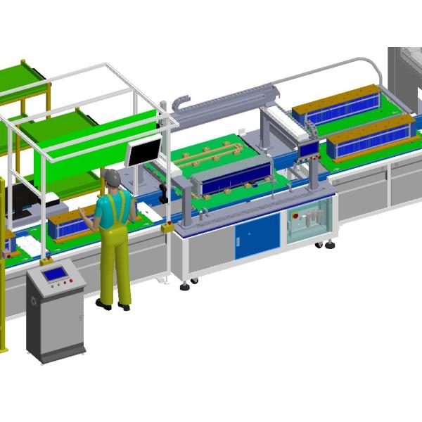 Buy cheap Lithium Ion Column Lifepo4 Battery Manufacturing Automation Lithium Battery Pack Assembly Line from wholesalers