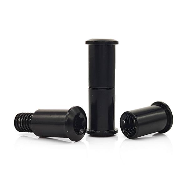 Quality Black Zinc Plated Countersunk Flat Head Chicago Screw Hex Socket Drive INCH Measurement System Essential for Holsters for sale