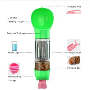 Buy cheap 300ml/500ml Portable Puppy Water Bottle Plastic Travel Pet Drinking Dispenser from wholesalers