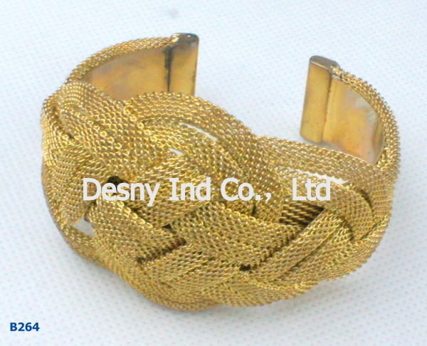 Buy cheap Elegant OEM / ODM metal bangles with gold plated from wholesalers
