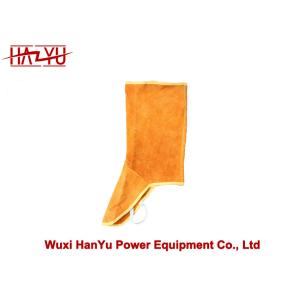 Buy cheap BWFC Cowhide Welding Foot Cover Electrical Lineman Tools Yellow from wholesalers