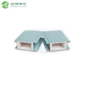 Buy cheap AMBER Double Steel Sulfur Oxygen Magnesium Filler Wall Panel Sandwich product