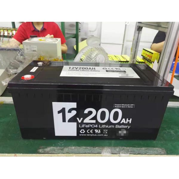 Quality Custom 12V 200Ah LiFePO4 Battery For Solar Storage With Built In BMS Handpack for sale