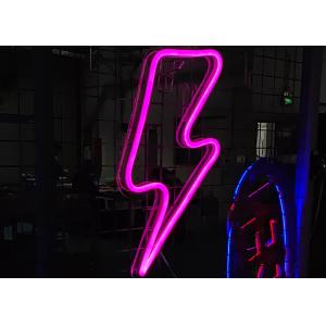 Buy cheap Lightning Bolt Neon Sign Remote Control Lightning LED Neon Signs Big Size Handmade Visual Artwork Home Wall Decor Light from wholesalers
