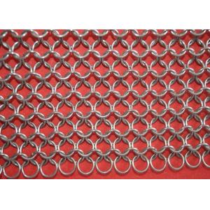 Buy cheap High Precision Wire Mesh Scrubber / Cast Iron Chain Cleaner Polishing Surface from wholesalers