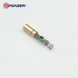 Buy cheap 650nm 5mW Full Brass Red Dot Laser Diode Module with External Driver and Spring for Gun Aiming Laser Sight CW Laser Type from wholesalers