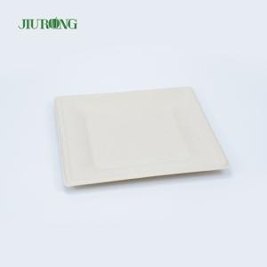 Buy cheap Matt Lamination Sugarcane Food Container White Paper Dinner Plates Jiurong from wholesalers