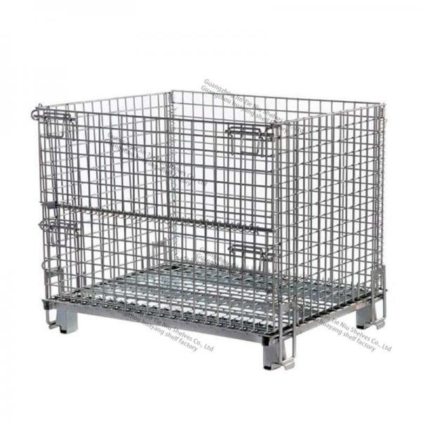 Quality ODM Warehouse Storage Cages 500kg Wire Security Powder Coated for sale