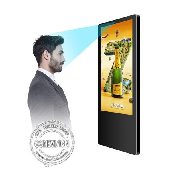 Elevator Age Gender Recognition Camera inbuilt Wifi Digital Signage Screen with