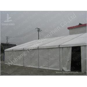 Buy cheap 25X50 M Aluminum Structure Clear Span Tents Temporary Industrial Storage Buildings from wholesalers