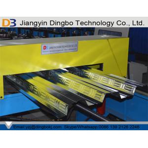 PLC Control Hydraulic Cutting System Metal Deck Roll Forming Machine With 21