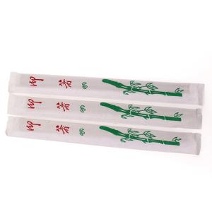 Buy cheap Square Natural Mao Bamboo disposable Chopsticks With Plastic Sleeve from wholesalers