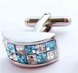 Sterling silver die casting epoxy coating Custom Cufflinks