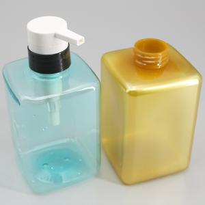 Buy cheap Transparent Square 28mm 500g Refillable Pump Bottle from wholesalers