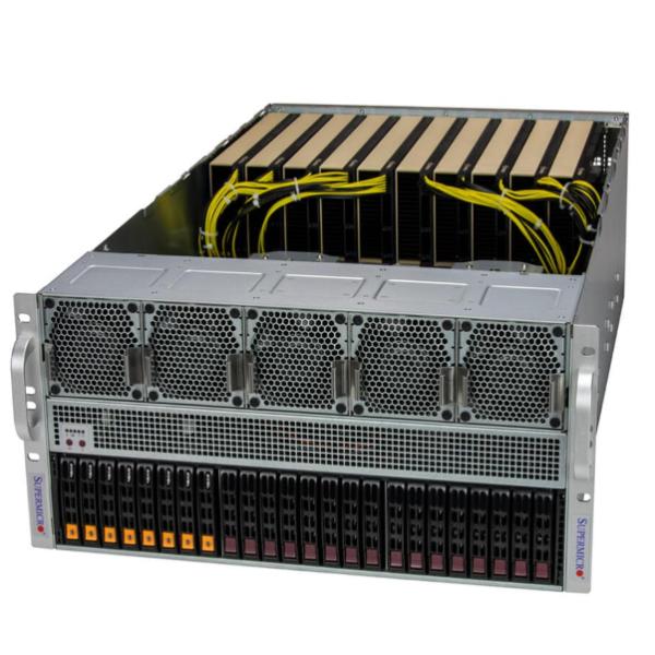 Quality Supermicro  SYS-521GE-TNRT 5U GPU Server with 5th Gen Intel® Xeon® / 4th Gen Intel® Xeon® Scalable processors for sale