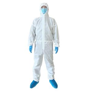 Buy cheap Antivirus Disposable Protective Coveralls Against Germs Lightweight Design from wholesalers