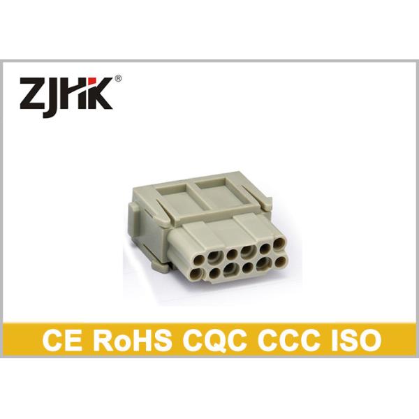 09140123001 Electrical Harting Modular 12 Pin Connectors With Silver Plated