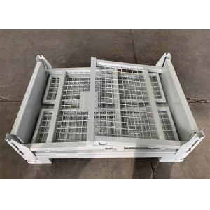 Buy cheap Galvanized Wire Mesh Stackable Pallet Cages Stillage Heavy Duty 1200x1000 from wholesalers