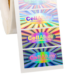 Buy cheap Anti Counterfeit Custom Holographic Vinyl Stickers CMYK Color / Pantone Color from wholesalers