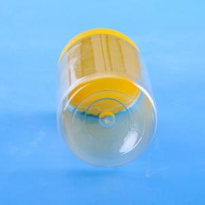 Buy cheap 900ML Screwed Capped Plastic Round Plastic Screw Cap Jars from wholesalers