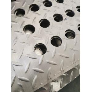 Buy cheap 316 Checkered Perforated Stainless Plate For Tableware from wholesalers