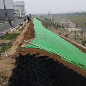 Buy cheap Black Green HDPE Geocell Gravel Stabilization Perforated from wholesalers