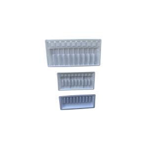 Buy cheap PET thickened packaging tray medicine water injection ampoule tray customized wholesale from wholesalers