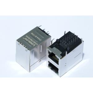 Buy cheap LPJG17561AHNL Stacked RJ45 2x10/100/1000Mbps Gigabit Ethernet Jack from wholesalers