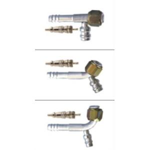 Buy cheap #6 #8 #10 #12 Al joint with R12 high & low pressure valve ( Female Flare) / auto air conditioning hose fitting from wholesalers