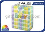 Buy cheap High Grade Paper Gift Wrapping Bags for Baby Showers Packaging with Ribbon Handle from wholesalers