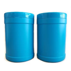 Buy cheap Blue HDPE Refillable Powder Bottle Canister 1000 Ml Empty Supplement Containers from wholesalers