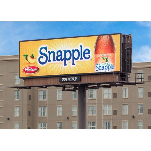 Quality Waterproof Advertising LED Screens 120° / 60° View Angle High Pixel Density of 62500/m2 for Outdoor Advertising Solutions for sale