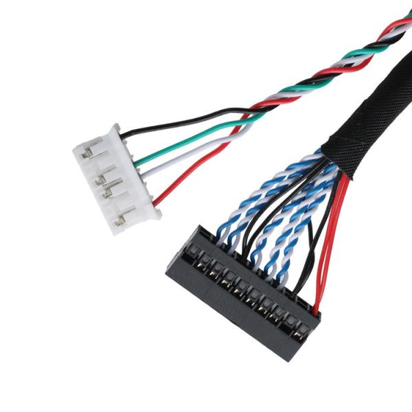 LVDS Cable Connectors Signal Data Transfer From DF14-20P-1.25H To PH2.0-6P