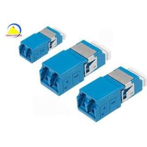 Buy cheap LC UPC Singlemode Duplex Fiber Adapter Internal Shutter Plastic APC from wholesalers