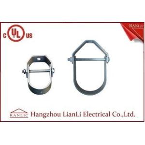 Buy cheap UL Listed 1/2" to 6" Steel Clevis Hanger Rigid Conduit Fittings Electro Galvanized from wholesalers