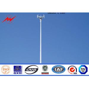 Buy cheap 50m Conical 138kv Power Transmission Tower / Power Transmission Pole from wholesalers
