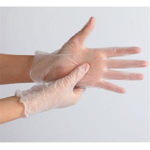 Buy cheap Antibacterial PVC Disposable Hand Gloves Breathable Single Use In Stock from wholesalers