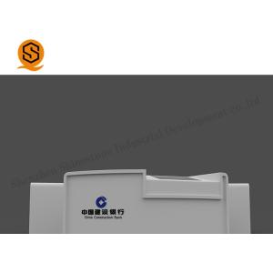 OEM Logo Solid Surface Reception Desk Bank Reception Counter
