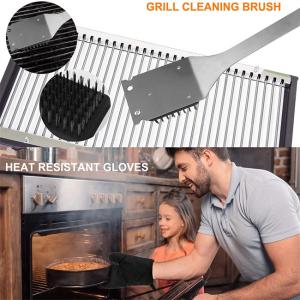 Buy cheap Silver BBQ Utensil Set Heatinsulated Antirust With Storage Bag from wholesalers