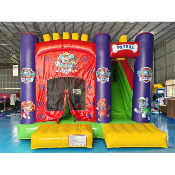 Buy cheap Funny Party Playground Inflatable Games Patrol Cartoon Inflatable Bouncy House With Slide Inflatable Combo For Kids from wholesalers