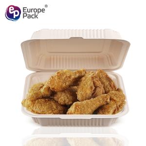 Buy cheap Wholesale biodegradable tableware 1500ml disposable food takeaway box from wholesalers