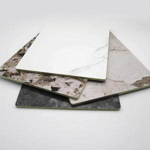 Panel Walling Marble Interior Decoration with Plastic Sheet Material and ISO