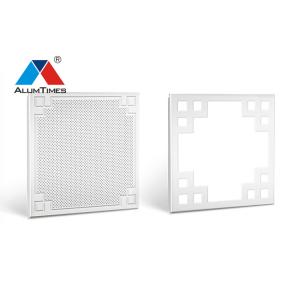Buy cheap OEM Metal Perforated Aluminum Ceiling Panels With Painted Reflective Finishes from wholesalers