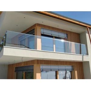 Buy cheap Beautiful Glass Railing with Space Saving Customization and Easy Installation from wholesalers