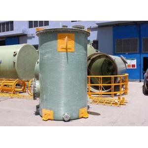 Buy cheap Cylindrical Frp Vertical Mixing Tank Liquid Alkali Resistant Harmless Treatment product