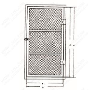Buy cheap Square Angle Single Mesh Door from wholesalers