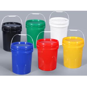 Buy cheap Stackable And Space Saving 5 Gallon Plastic Buckets With Handle from wholesalers