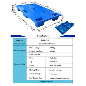 Buy cheap HDPE 7 Feet Lightweight Plastic Pallet Heavy Duty Nestable Pallet from wholesalers